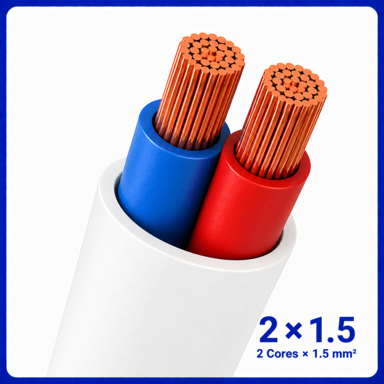سیم نایلون سایز 2 در 1.5 -نیرو کابل البرز