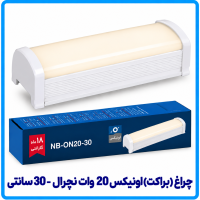 چراغ (براکت) اونیکس 20 وات نچرال (ترکیبی) روکار - دانا