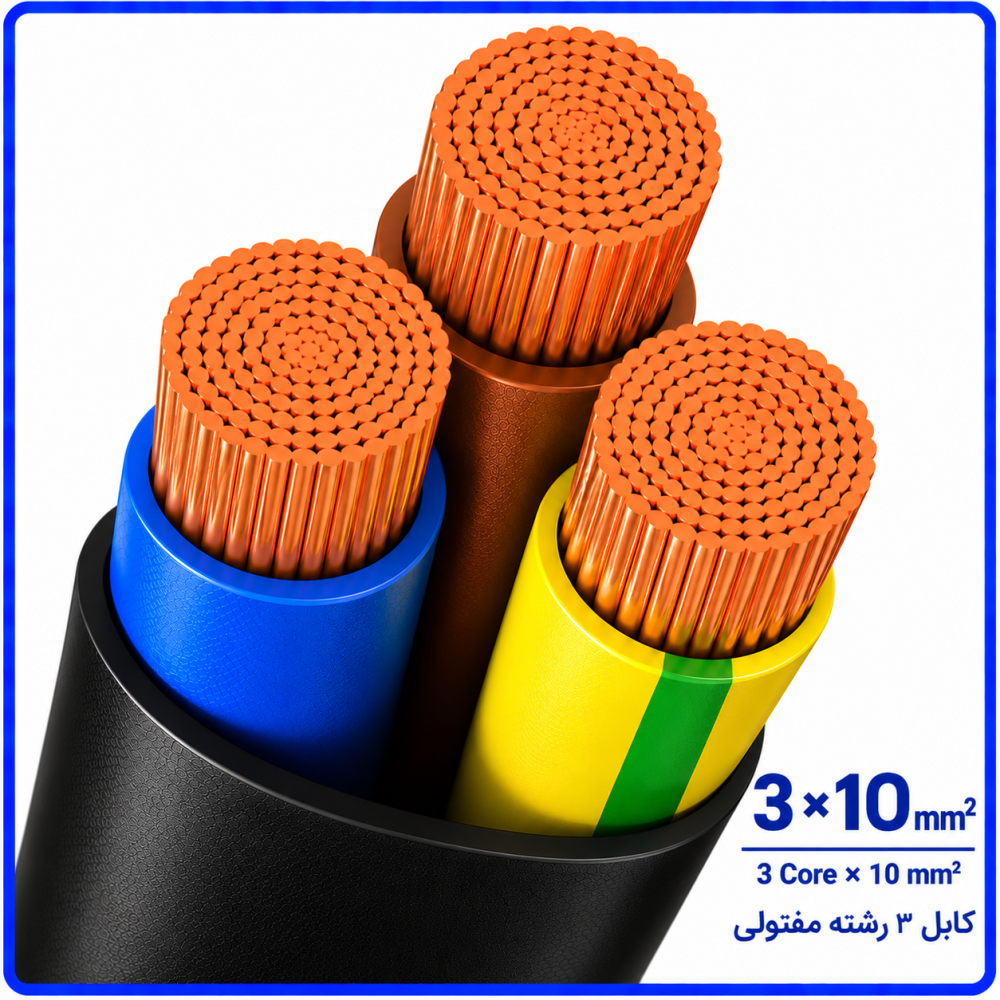 کابل افشان سایز 3 در 10 -نیرو کابل البرز کابل افشان سایز 3 در 10 -نیرو کابل البرز