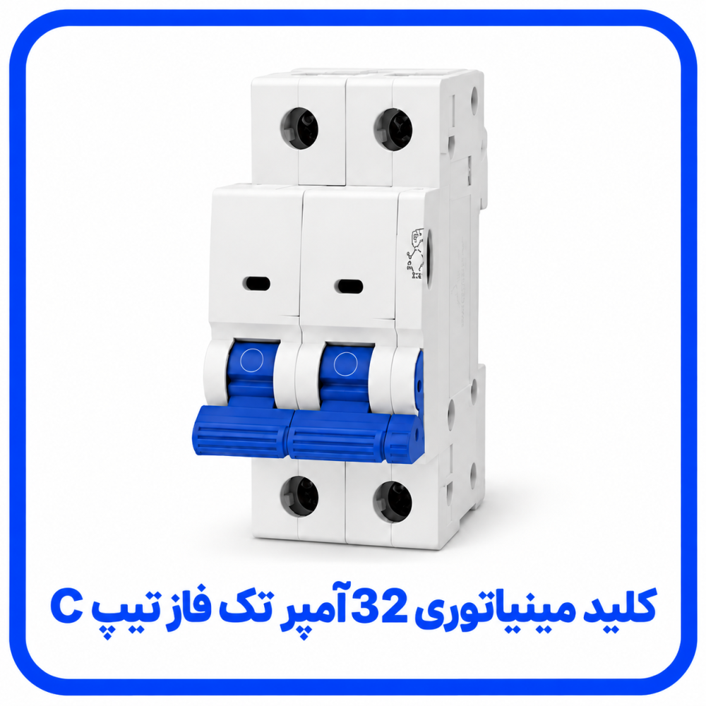 فیوز مینیاتوری 32 آمپر تک فاز تیپ C - پارس اروند 